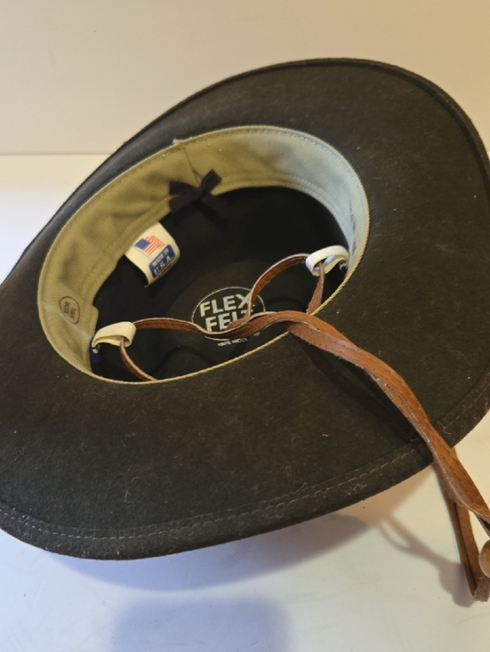 VTG. FLEX FELT 100% WOOL MADE IN USA HAT main image 3